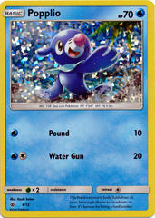 Popplio 4/12 Confetti Holo Promo - 2017 McDonald's Collection